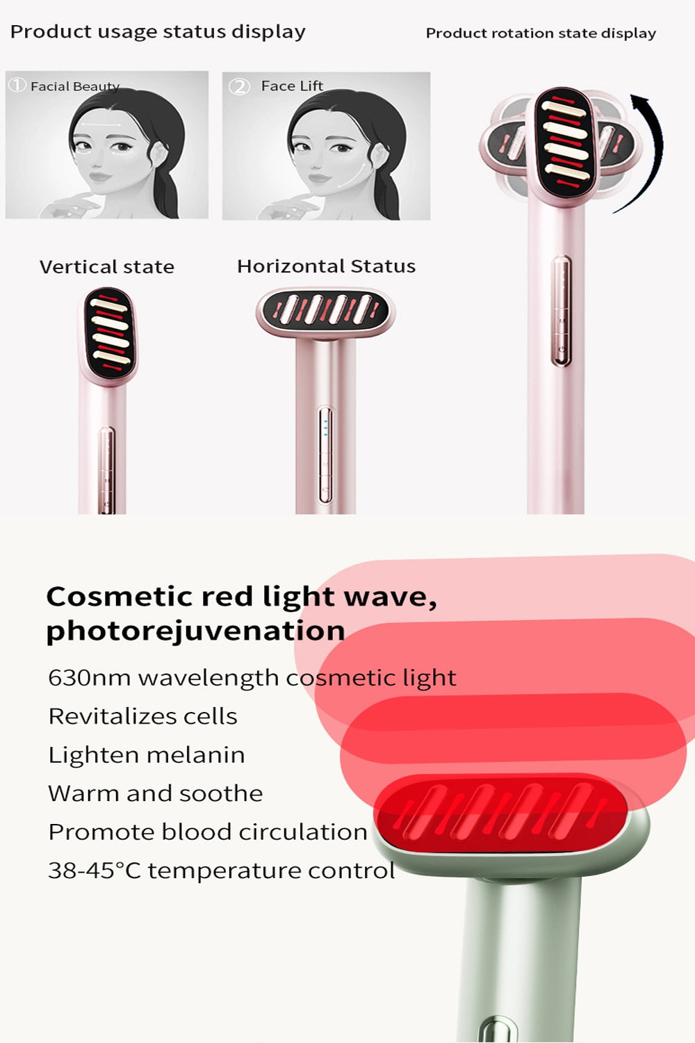 Rejeuna™ 5 in 1 Microcurrent Facial Wand