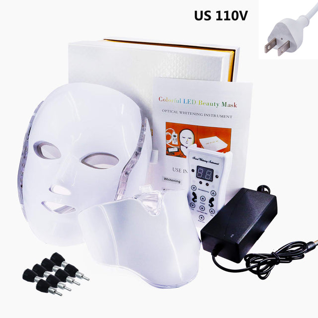 Rejeuna™ LED Facial Mask Light Therapy, 7-1 Colors LED Facial Skin Care Mask