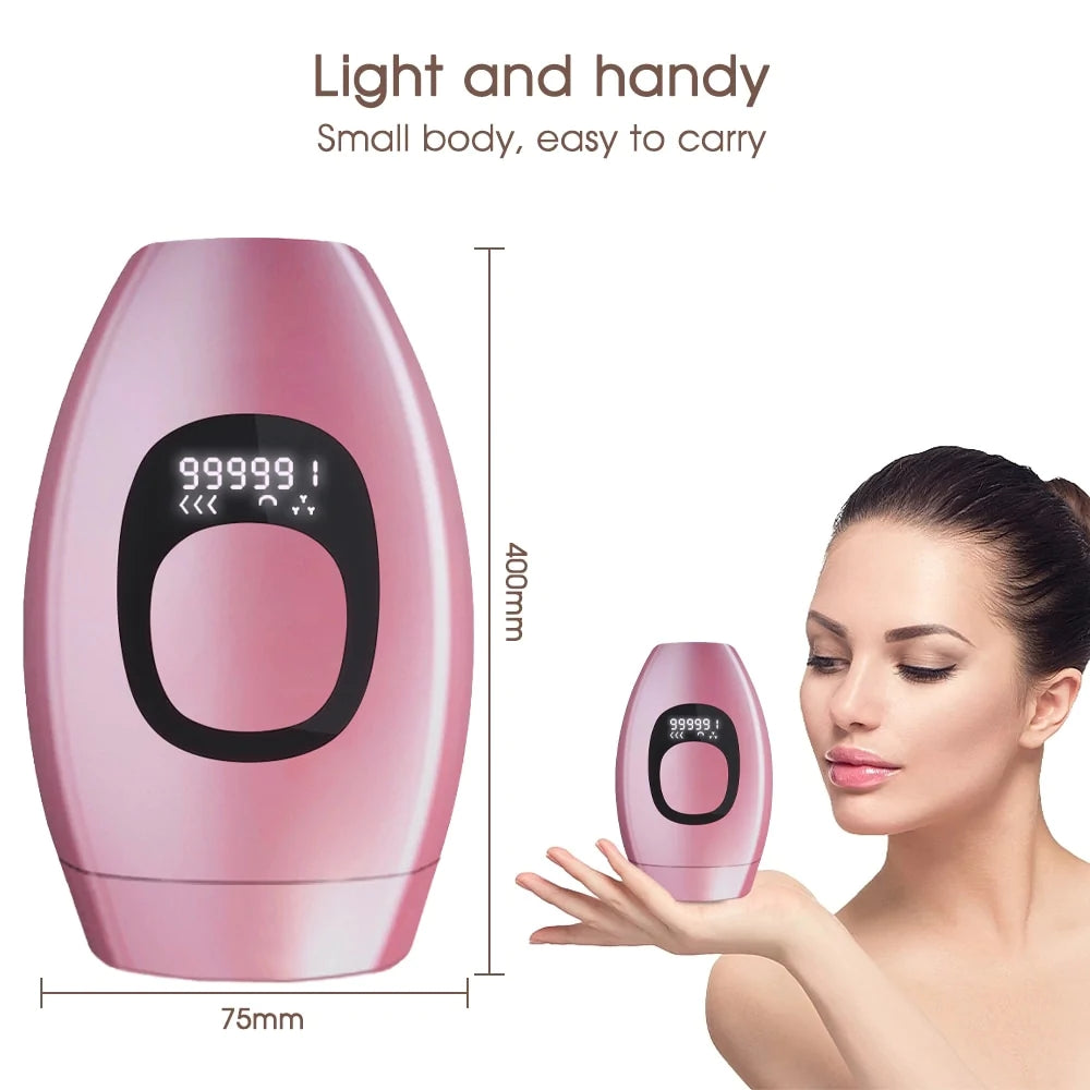 Rejeuna™ IPL Laser Hair Removal with 5℃ Ice Cooling, Painless IPL Laser Hair Removal Device 3 In 1  for Women Men Electrolysis Permanent Epilator on Face Body Depilation